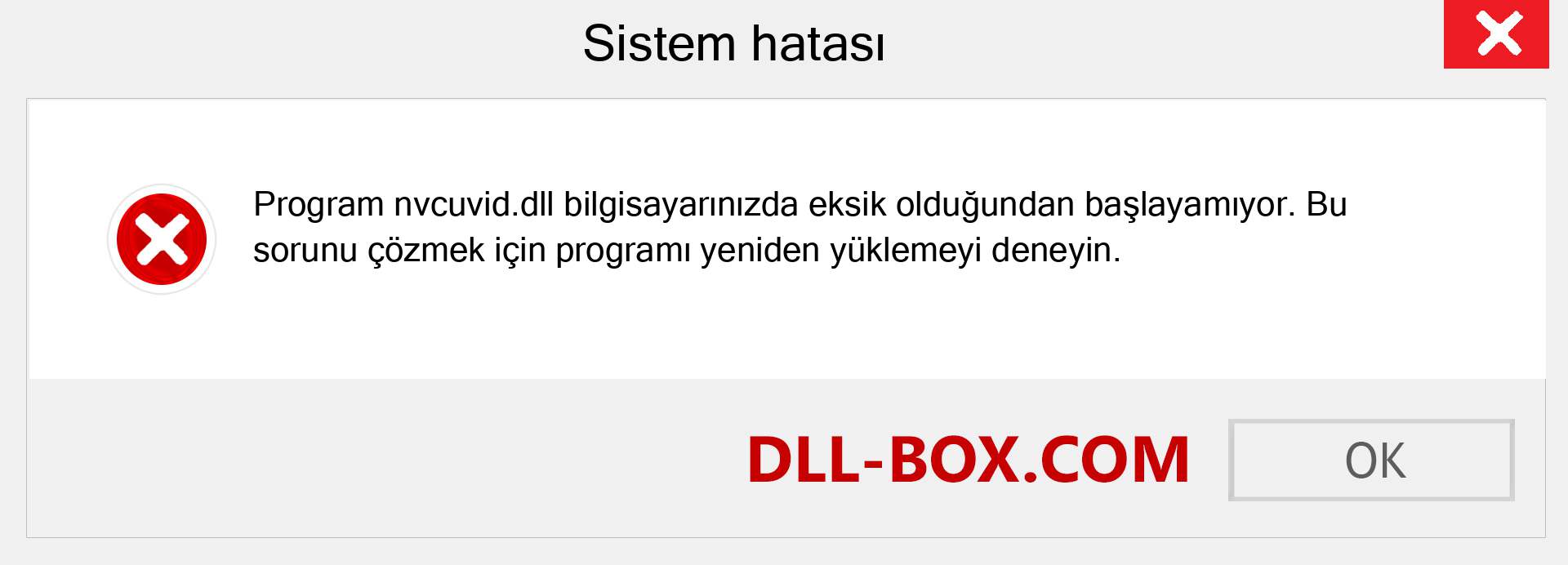 nvcuvid.dll dosyası eksik mi? Windows 7, 8, 10 için İndirin - Windows'ta nvcuvid dll Eksik Hatasını Düzeltin, fotoğraflar, resimler